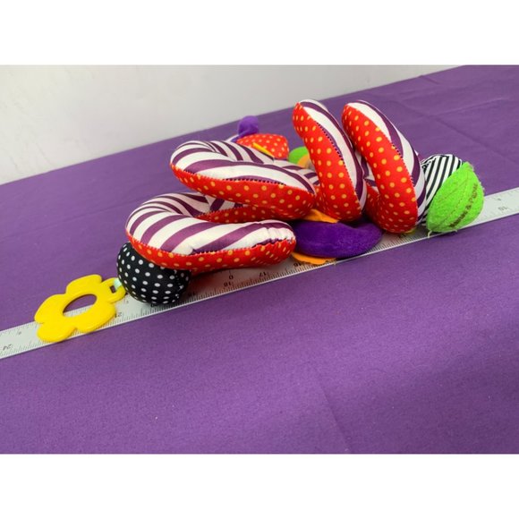 Mama and Papa’s Curly Activity Toy Baby Car Seat Teether Rattles - Picture 6 of 8